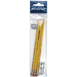 LAPIZ DE GRAFITO N0.2 + 1 GOMA STAEDTLER LAPIZ DE GRAFITO N0.2 + 1 GOMA STAEDTLER