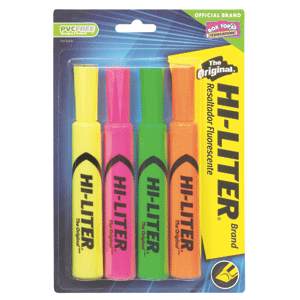 MARCATEXTO COLORES SURTIDOS AVERY BLISTER C/4 MARCATEXTO COLORES SURTIDOS AVERY BLISTER C/4
