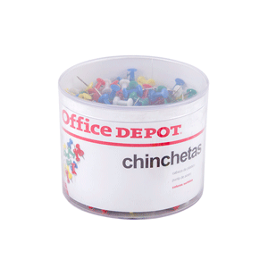 TUBO C/500 PINS DE COLORES OFFICE DEPOT TUBO C/500 PINS DE COLORES OFFICE DEPOT