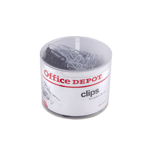 TUBO 500 CLIPS BLANCO Y NEGRO OFFICE DEPOT TUBO 500 CLIPS BLANCO Y NEGRO OFFICE DEPOT