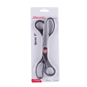 TIJERA 8 DE OFICINA CORTE RECTO NEGRO ACERO TIJERA 8 DE OFICINA CORTE RECTO NEGRO ACERO