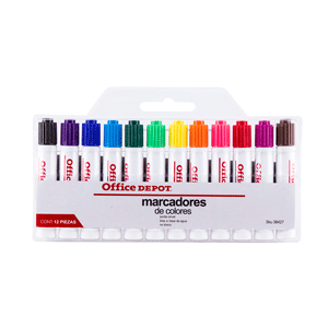 MARCADOR WATERINK ESTUCHE C/12 OFFICE DEPOT MARCADOR WATERINK ESTUCHE C/12 OFFICE DEPOT