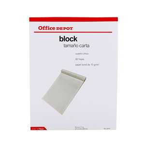 BLOCK TAMAÑO CARTA 80 HJS C5 OFFICE DEPOT BLOCK TAMAÑO CARTA 80 HJS C5 OFFICE DEPOT