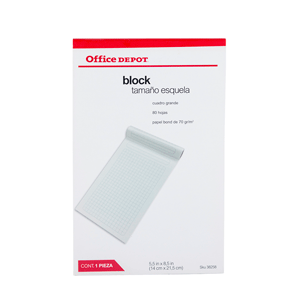 BLOCK TAMANO /ESQUELA CORTO C7 OFFICE DEPOT BLOCK TAMANO /ESQUELA CORTO C7 OFFICE DEPOT