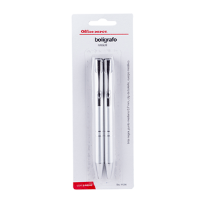 BOLIGRAFO METALICO RETRACTIL T/NEGRA OFFICE DEPOT BOLIGRAFO METALICO RETRACTIL T/NEGRA OFFICE DEPOT