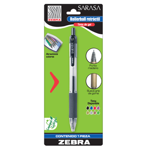 ROLLERBALL SARASA TINTA DE GEL COLOR NEGRO B/1 ROLLERBALL SARASA TINTA DE GEL COLOR NEGRO B/1