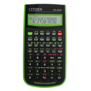 CALCU.CIENTIFICA CITIZ/SR260N 10+2 DIG.165 FUNCION CALCU.CIENTIFICA CITIZ/SR260N 10+2 DIG.165 FUNCION
