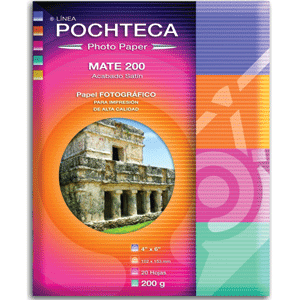 PAPEL FOTOGRÁFICO MATE SATIN 200G 4X6 20 HOJAS PAPEL FOTOGRÁFICO MATE SATIN 200G 4X6 20 HOJAS