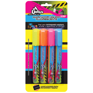 MARCADOR PIZARRON FLUORESENTES BLISTER MARCADOR PIZARRON FLUORESENTES BLISTER