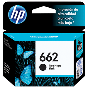 CARTUCHO DE TINTA HP 662 NEGRA ORIGINAL CARTUCHO DE TINTA HP 662 NEGRA ORIGINAL