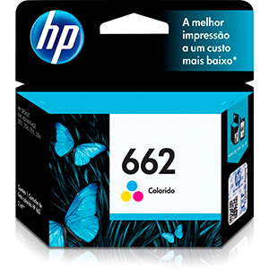 CARTUCHO DE TINTA HP 662 TRICOLOR ORIGINAL CARTUCHO DE TINTA HP 662 TRICOLOR ORIGINAL
