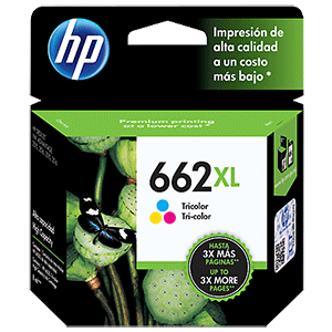 CARTUCHO DE TINTA HP 662XL TRICOLOR ORIGINAL CARTUCHO DE TINTA HP 662XL TRICOLOR ORIGINAL