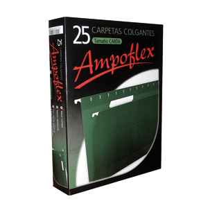 CARPETA COLGANTE AMPO TAMAÑO CARTA VERDE 25 PIEZAS CARPETA COLGANTE AMPO TAMAÑO CARTA VERDE 25 PIEZAS