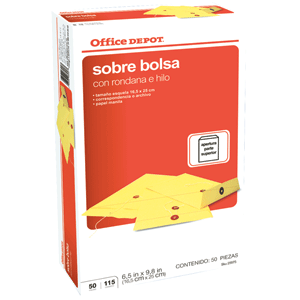 SOBRE CON RONDANA ESQUELA 50 PK OFFICE DEPOT SOBRE CON RONDANA ESQUELA 50 PK OFFICE DEPOT