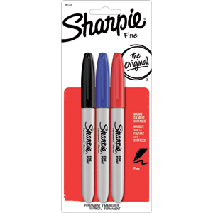 MARCADOR FINO SHARPIE 3 COLORES BASICOS MARCADOR FINO SHARPIE 3 COLORES BASICOS