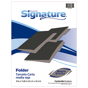 FOLDER OFFICE DEPOT NEGRO CARTA 25 PIEZAS FOLDER OFFICE DEPOT NEGRO CARTA 25 PIEZAS