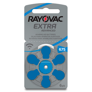 PILA AUDITIVA L675ZA RAYOVAC BLISTER CON 6 PILA AUDITIVA L675ZA RAYOVAC BLISTER CON 6