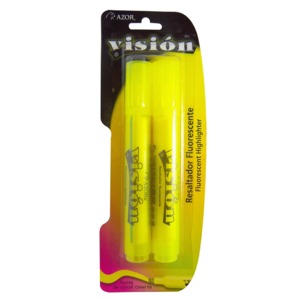 RESALTADOR TINTA BRILLANTE B/2 VISION RESALTADOR TINTA BRILLANTE B/2 VISION