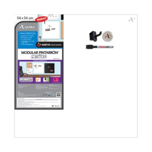 PIZARRON BLANCO ALFRA MODULAR 54X54 PIZARRON BLANCO ALFRA MODULAR 54X54