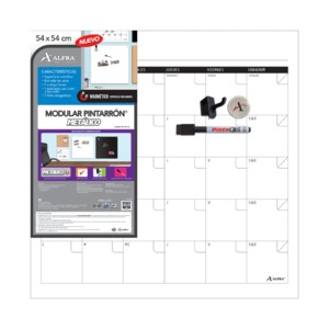 PLANEADOR BLANCO MENSUAL MODULAR 54X54 PLANEADOR BLANCO MENSUAL MODULAR 54X54