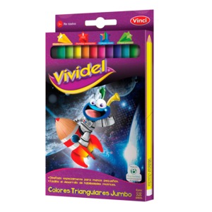 LAPICES DE COLOR VINCI JUMBO TRIANG C/12 LAPICES DE COLOR VINCI JUMBO TRIANG C/12