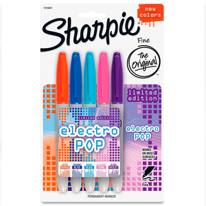 MARCADORES SHARPIE ELECTRO POP B/5 MARCADORES SHARPIE ELECTRO POP B/5
