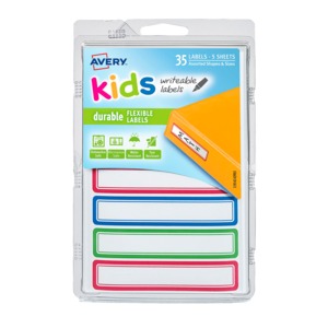ETIQ RECTANGULAR DURABLE P/NINOS 35U ETIQ RECTANGULAR DURABLE P/NINOS 35U