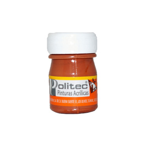 PINTURA ACRILICA TERRACOTA POLITEC 20ML PZ PINTURA ACRILICA TERRACOTA POLITEC 20ML PZ