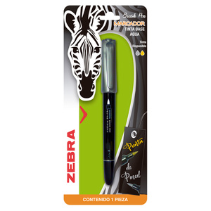 MARCADOR PUNTA DE PINCEL ZEBRA (BASE AGUA, COLOR) MARCADOR PUNTA DE PINCEL ZEBRA (BASE AGUA, COLOR)