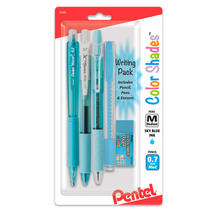 KIT DE ESCRITURA PENTEL COLOR SHADES CELESTE KIT DE ESCRITURA PENTEL COLOR SHADES CELESTE