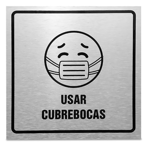 PLACA DE LETREROS INFORMATIVOS USAR CUBREBOCAS PLACA DE LETREROS INFORMATIVOS USAR CUBREBOCAS