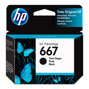 CARTUCHO DE TINTA HP 667 NEGRA ORIGINAL (3YM79AL) CARTUCHO DE TINTA HP 667 NEGRA ORIGINAL (3YM79AL)