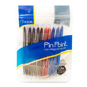 BOLÍGRAFO AZOR PIN POINT 0.5MM 10U BOLÍGRAFO AZOR PIN POINT 0.5MM 10U