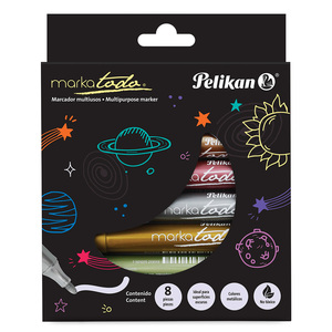 MARCADORES MARKATODO METÁLICO 8U COLORES MARCADORES MARKATODO METÁLICO 8U COLORES