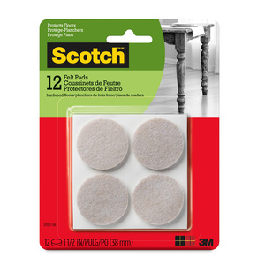 SCOTCH FIELTROS PARA PISOS, CIRCULARES X 12 UND SCOTCH FIELTROS PARA PISOS, CIRCULARES X 12 UND