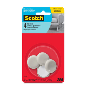 SCOTCH DESLIZADORES PARA MUEBLES, 4 UND SCOTCH DESLIZADORES PARA MUEBLES, 4 UND