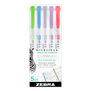 MARCADOR MILDLINER DOBLE PUNTA LETTERING 5U MARCADOR MILDLINER DOBLE PUNTA LETTERING 5U