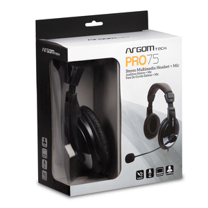 AUDIFONO STEREO 75 PRO CON MICROFONO Y CONTROL DE AUDIFONO STEREO 75 PRO CON MICROFONO Y CONTROL DE