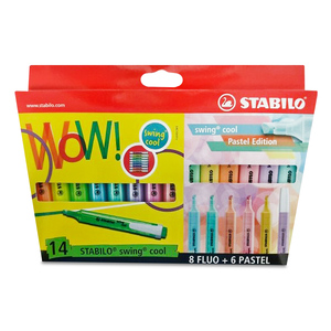 RESALTADOR STABILO SWING COOL 14U (COLORES 8 NEON RESALTADOR STABILO SWING COOL 14U (COLORES 8 NEON