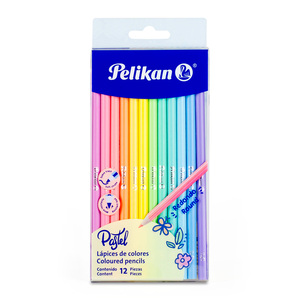 LAPICES DE COLOR PELIKAN PASTEL 12U (GROSOR MINA LAPICES DE COLOR PELIKAN PASTEL 12U (GROSOR MINA
