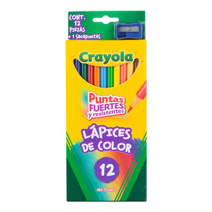 LÁPICES DE COLOR CRAYOLA MADERA 12U LÁPICES DE COLOR CRAYOLA MADERA 12U