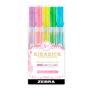 MARCATEXTO GLITTER ZEBRA KIRARICH 5U MARCATEXTO GLITTER ZEBRA KIRARICH 5U