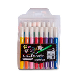 MARCADOR ARTLINE DECORITE 15U (PUNTA PINCEL) MARCADOR ARTLINE DECORITE 15U (PUNTA PINCEL)