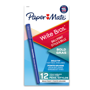 BOLÍGRAFO PAPER MATE AZUL 1.2MM 12U (ESTILO WRITE BROS) BOLÍGRAFO PAPER MATE AZUL 1.2MM 12U (ESTILO WRITE BROS)