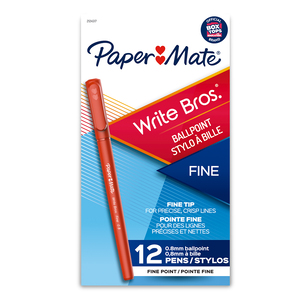 BOLÍGRAFO PAPER MATE ROJO 0.8MM 12U (ESTILO WRITE BROS) BOLÍGRAFO PAPER MATE ROJO 0.8MM 12U (ESTILO WRITE BROS)
