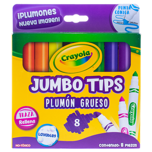 MARCADORES GRUESOS LAVABLES CRAYOLA CAJA C/8 MARCADORES GRUESOS LAVABLES CRAYOLA CAJA C/8