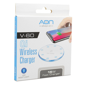 CARGADOR INALAMBRICO V60-15W MARCA AON CARGADOR INALAMBRICO V60-15W MARCA AON