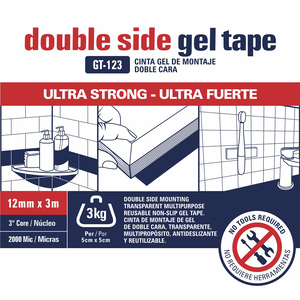 CINTA DOBLE CONTACTO STUDMARK (GEL) 1/2P (12MM X CINTA DOBLE CONTACTO STUDMARK (GEL) 1/2P (12MM X