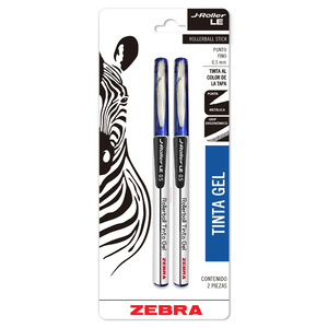 ROLLERBALL ZEBRA J-ROLLER AZUL 2U (TINTA GEL , ROLLERBALL ZEBRA J-ROLLER AZUL 2U (TINTA GEL ,