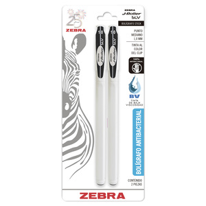 BOLIGRAFO ZEBRA J-ROLLER NEGRO 2U (PUNTO MEDIANO BOLIGRAFO ZEBRA J-ROLLER NEGRO 2U (PUNTO MEDIANO